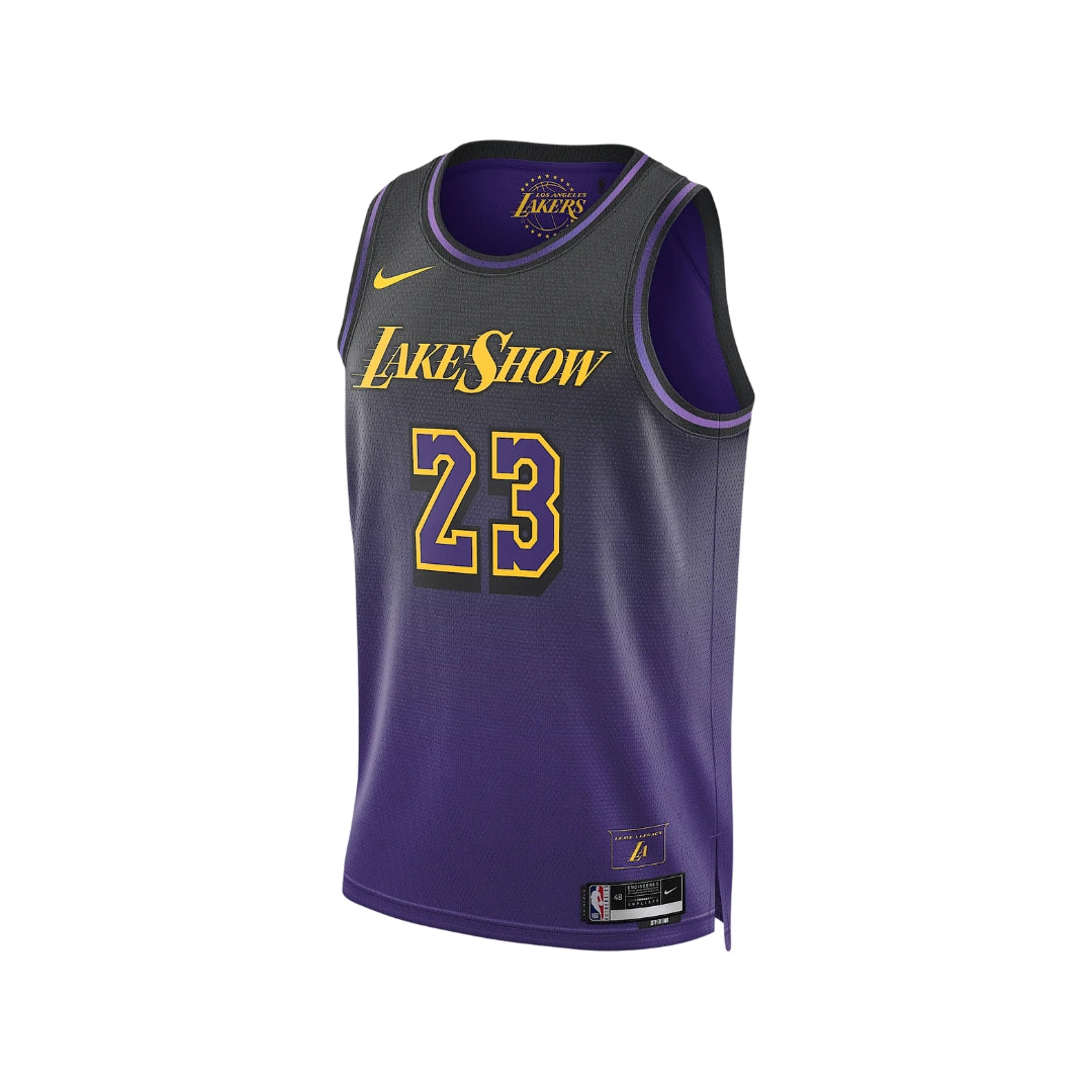Lebron James 2024-2025 LA Lakers City Edition LakeShow Purple Jersey