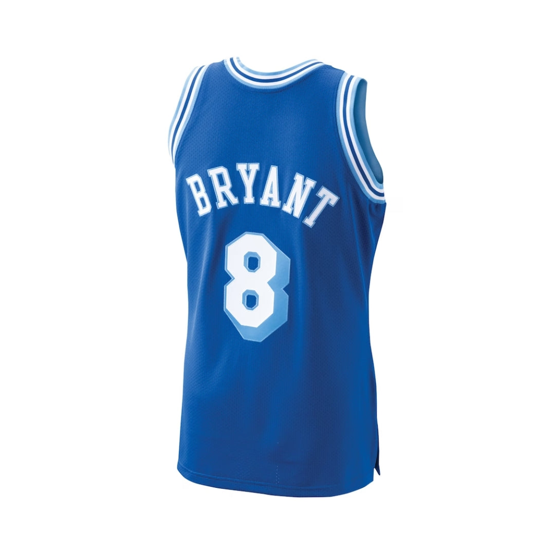 Los Angeles Lakers #8 Kobe Bryant Royal Blue 1996-97 Anniversary Basketball Authentic Jersey