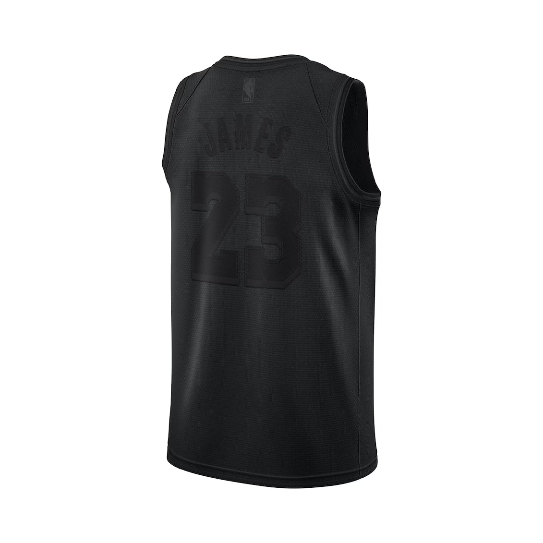 Men's Los Angeles Lakers LeBron James Nike Black MVP Swingman Jersey