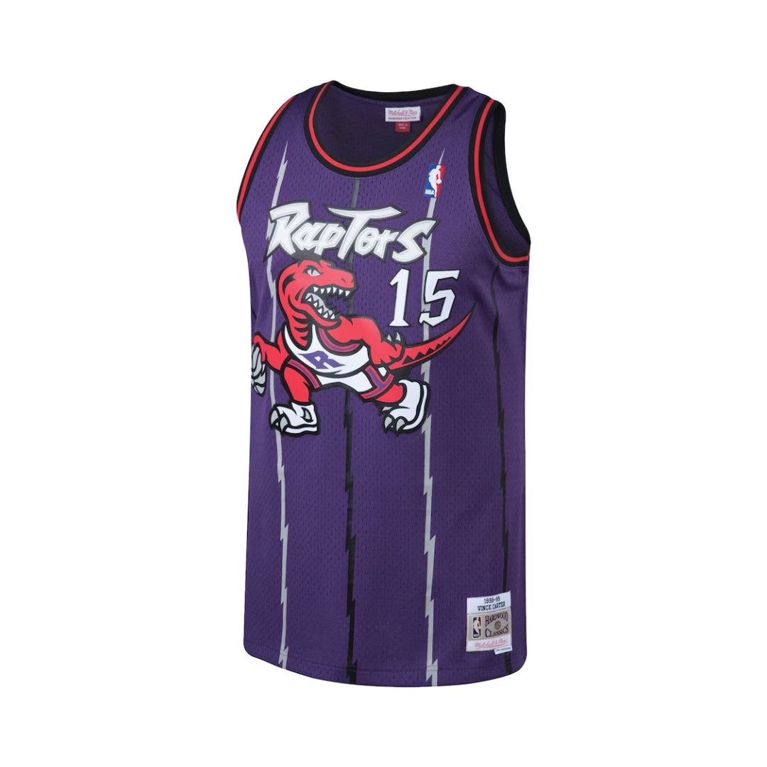 Men's Mitchell & Ness Vince Carter Purple Toronto Raptors Big & Tall Hardwood Classics Jersey
