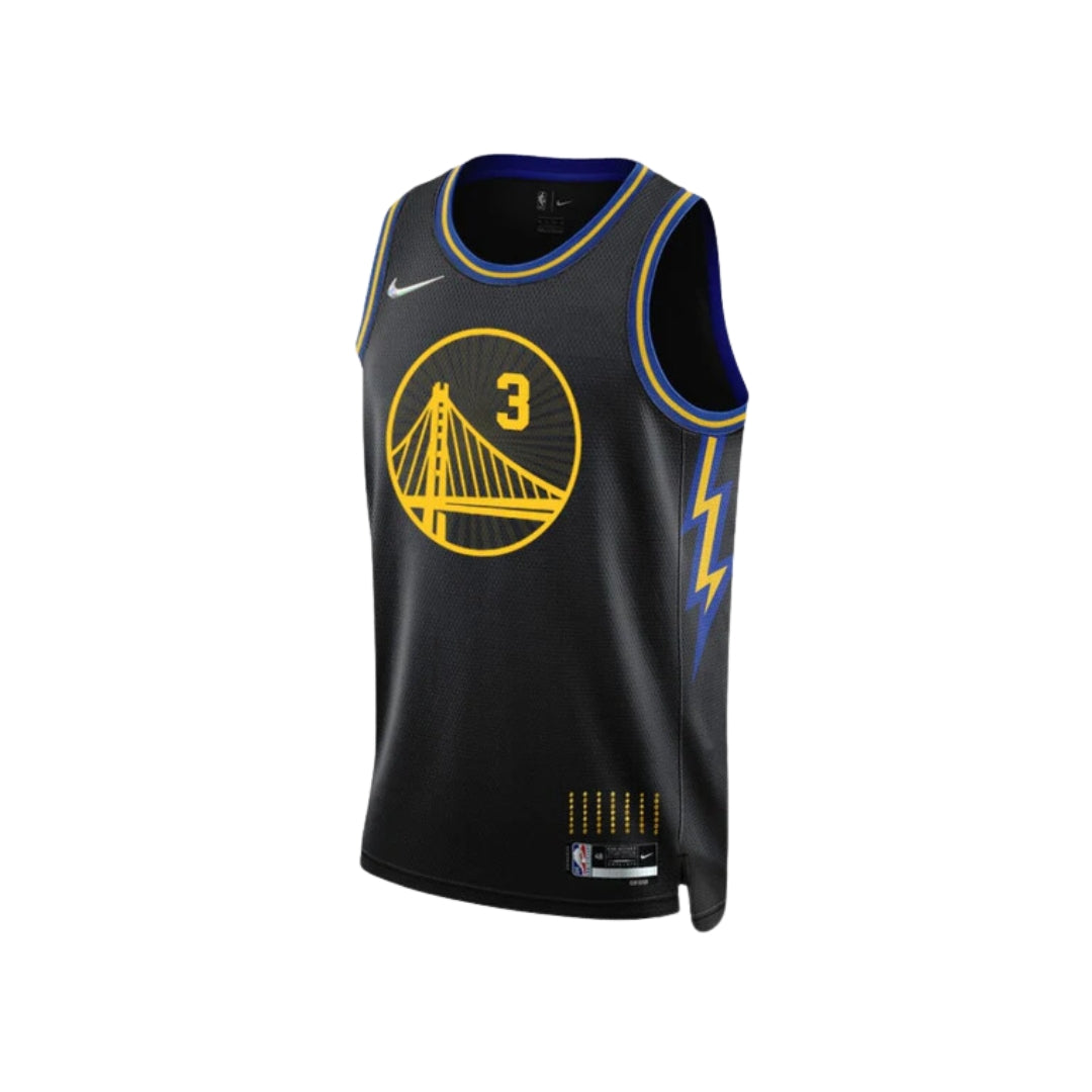 NBA Jersey Breathable Golden State Warriors Jordan Poole 3 Black Basketball Embroidered Jersey