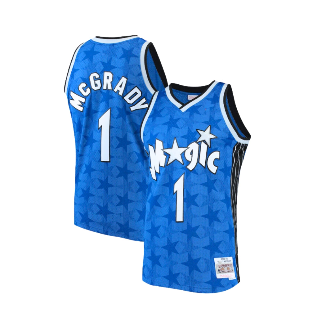 Orlando Magic #1 Tracy McGrady Mitchell and Ness Swingman Jersey