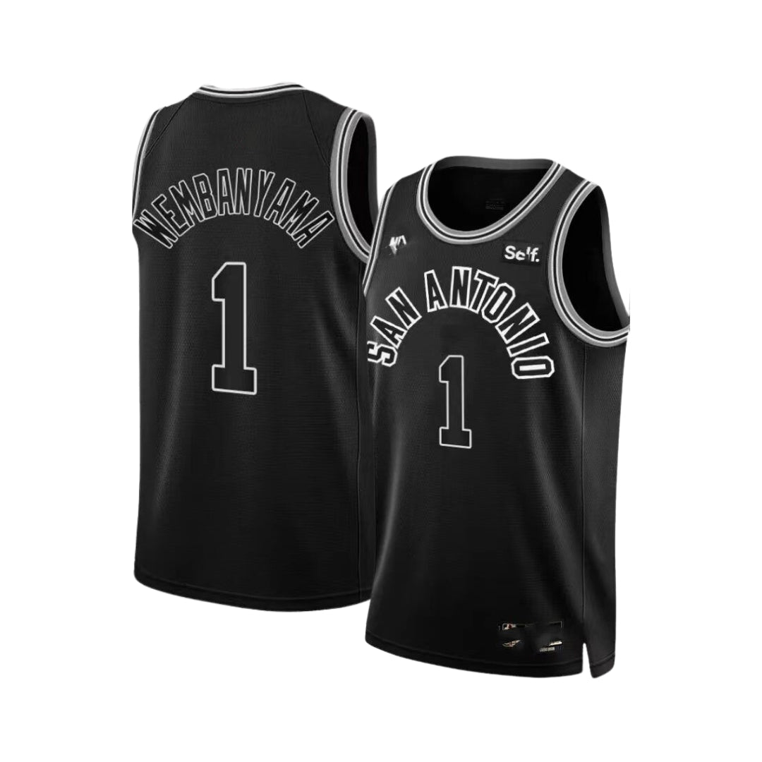 Victor Wembanyama San Antonio Spurs #1 Turquoise Jersey City Editio Nba Jersey