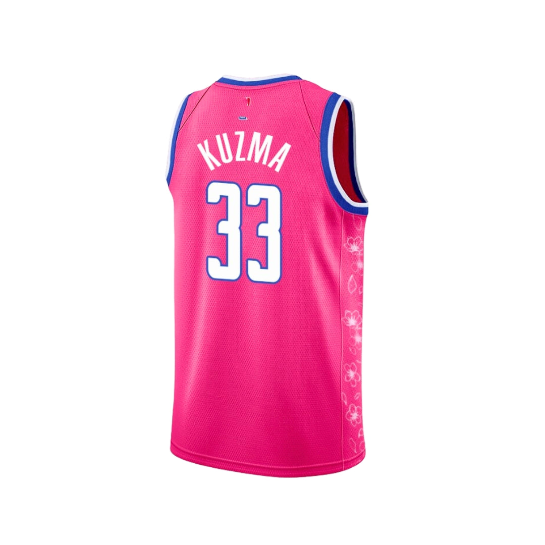 Washington Wizards #33 Kyle Kuzma 75th Anniversary City Blue Jersey