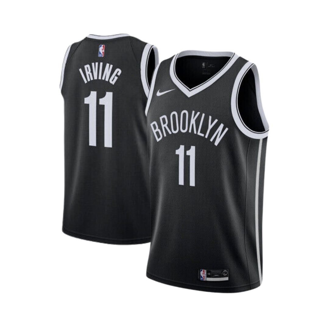 Brooklyn Nets Kyrie Irving #11 Nike Swingman Black Jersey Men’s Dri-Fit 2X Large