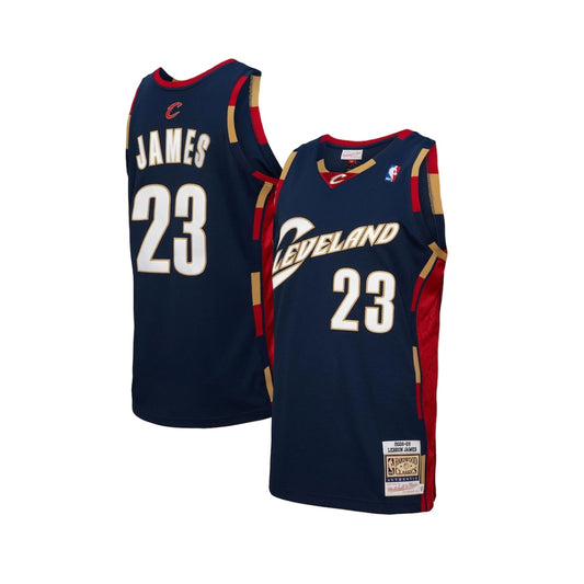 Cleveland Cavaliers LeBron James 2008 Hardwood Classics Swingman Jersey - Navy - Mens