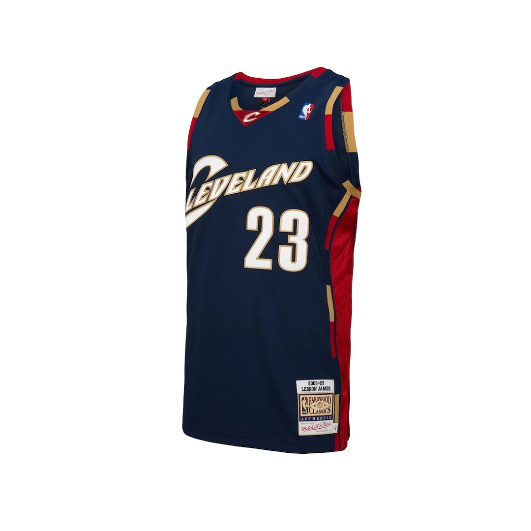 Cleveland Cavaliers LeBron James 2008 Hardwood Classics Swingman Jersey - Navy - Mens