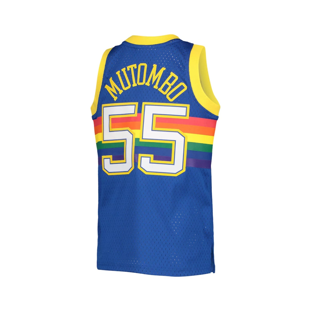 Dikembe Mutombo Denver Nuggets Rainbow Jersey