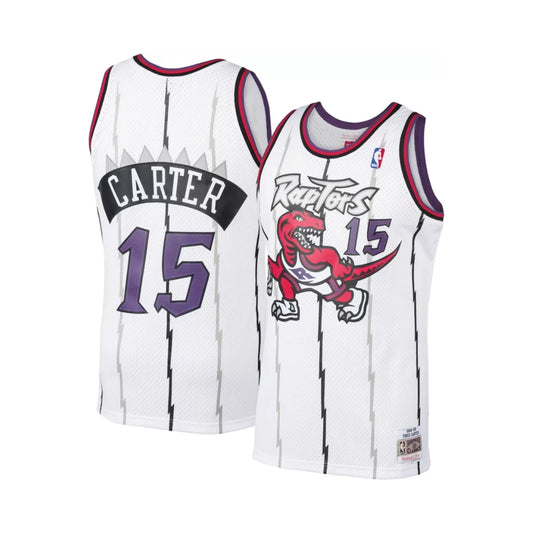 Infant Toronto Raptors Vince Carter Mitchell & Ness White 1998/99 Hardwood Classics Player Jersey