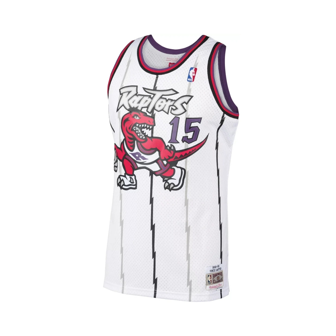 Infant Toronto Raptors Vince Carter Mitchell & Ness White 1998/99 Hardwood Classics Player Jersey