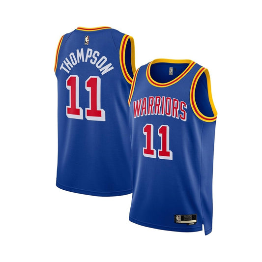 Klay Thompson Golden State Warriors Blue #11 Kids Youth 8-20 Hardwood Classics 2021/22 Swingman Jersey