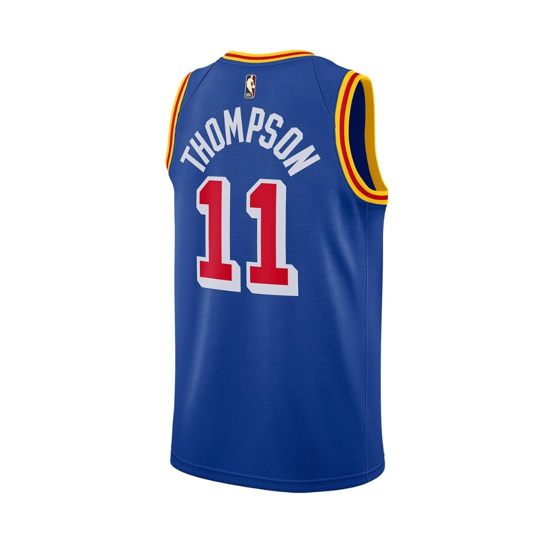Klay Thompson Golden State Warriors Blue #11 Kids Youth 8-20 Hardwood Classics 2021/22 Swingman Jersey