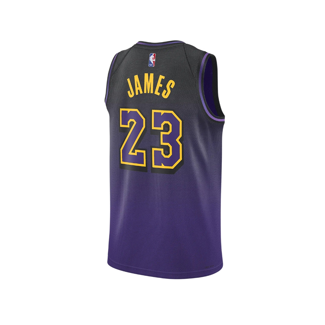 Lebron James 2024-2025 LA Lakers City Edition LakeShow Purple Jersey
