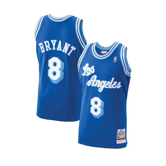 Los Angeles Lakers #8 Kobe Bryant Royal Blue 1996-97 Anniversary Basketball Authentic Jersey