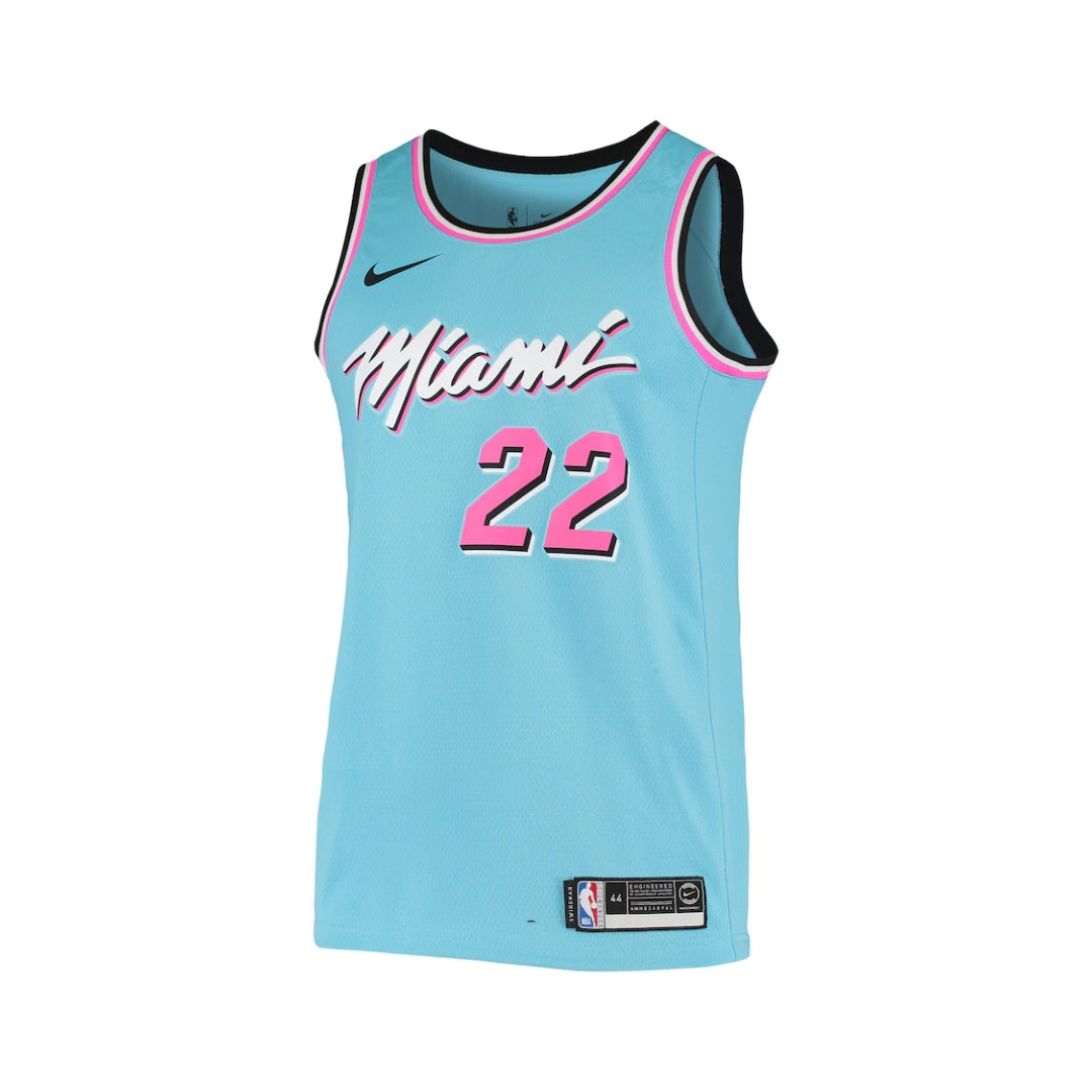 Men's Miami Heat Jimmy Butler Nike Light Blue Swingman Jersey