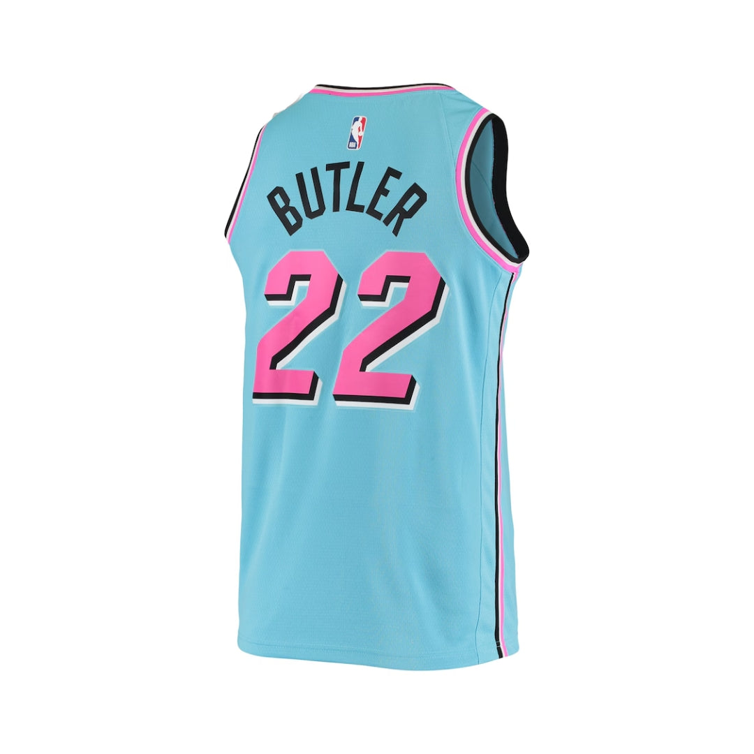 Men's Miami Heat Jimmy Butler Nike Light Blue Swingman Jersey