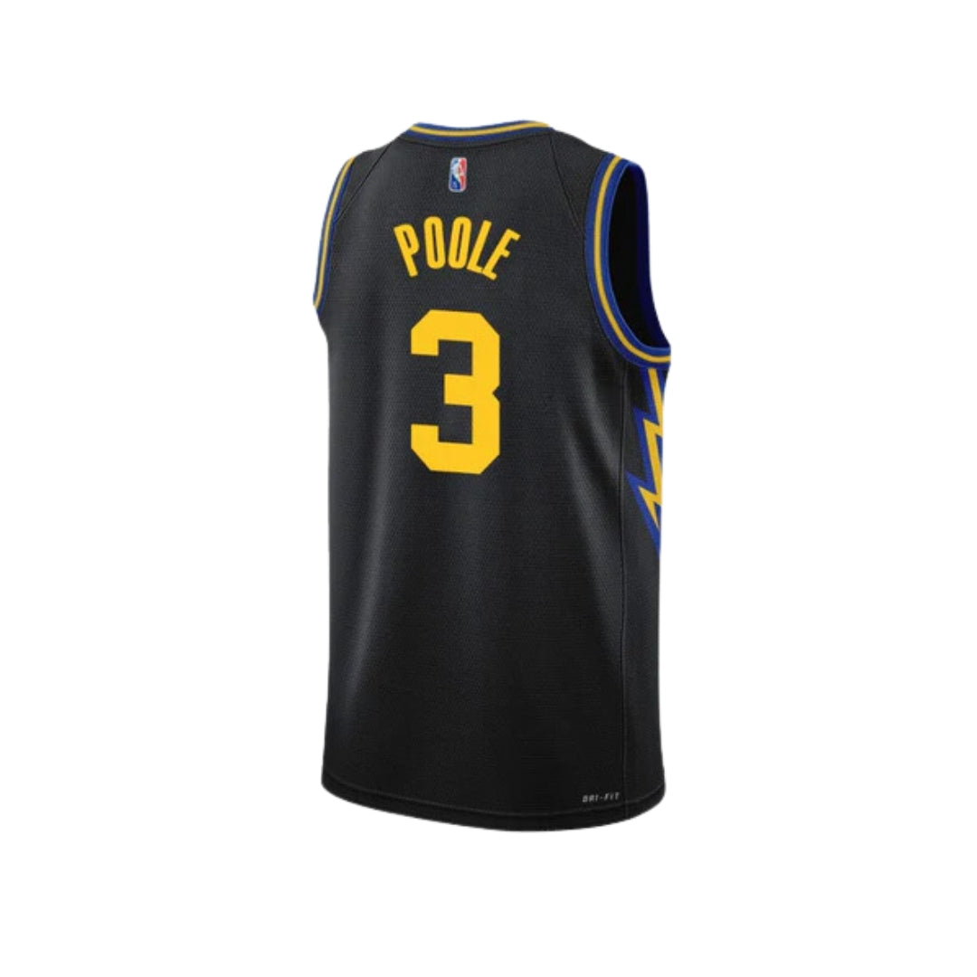 NBA Jersey Breathable Golden State Warriors Jordan Poole 3 Black Basketball Embroidered Jersey