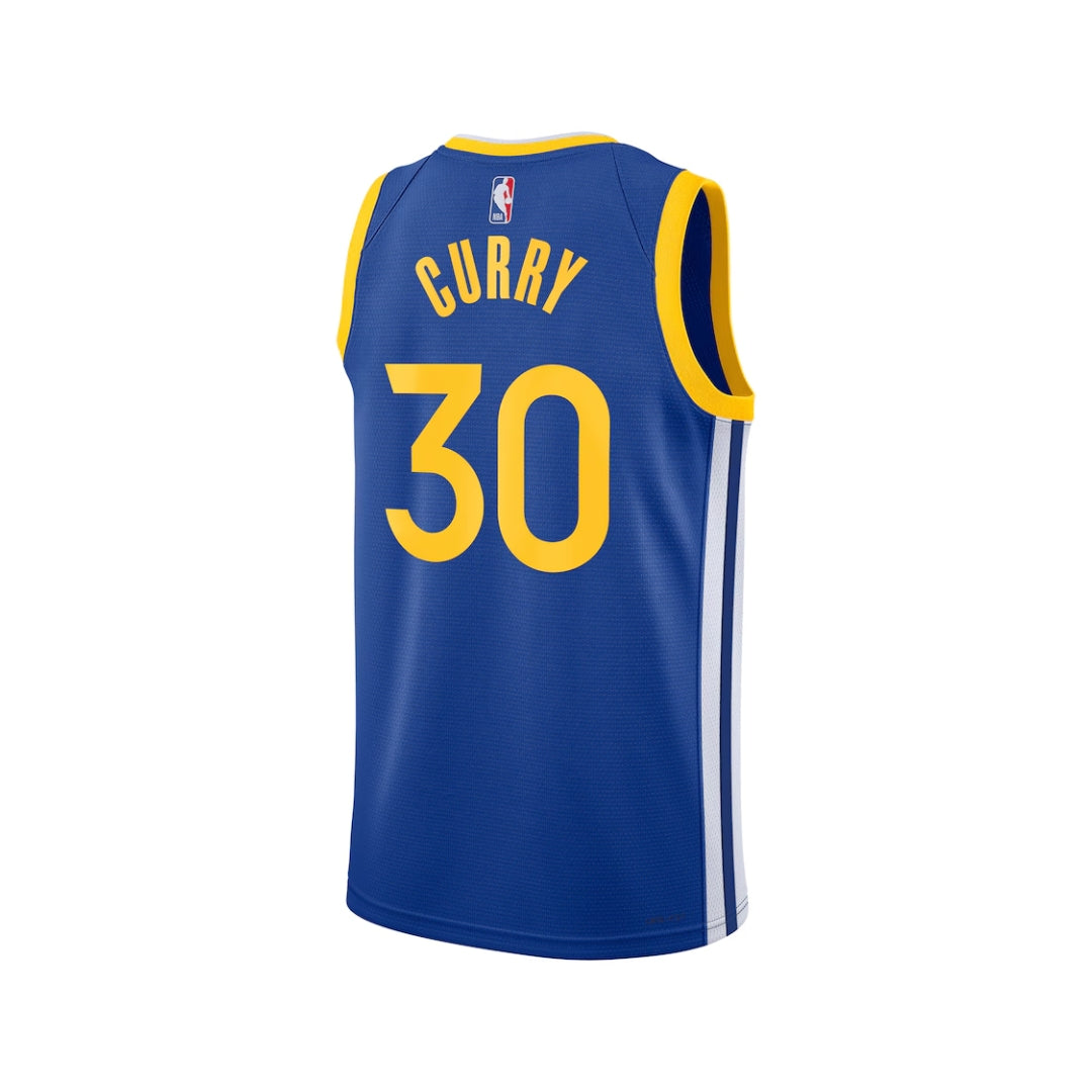 Nike Stephen Curry Royal Golden State Warriors Swingman Badge Jersey