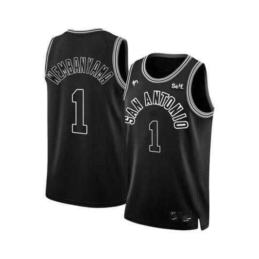 Victor Wembanyama San Antonio Spurs #1 Turquoise Jersey City Editio Nba Jersey
