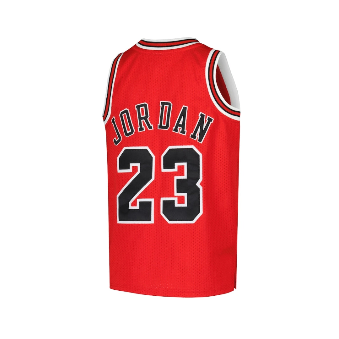 Youth Chicago Bulls Michael Jordan Mitchell & Ness Red Hardwood Classics 1997/98